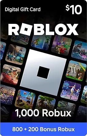 Roblox Digital Gift Card - 1,000 Robux [Includes Exclusive Virtual Item] [Digital Code] - CardGiftix